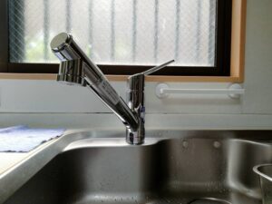 京都キッチン取付け隊　浄水器一体水栓の取替　施工後